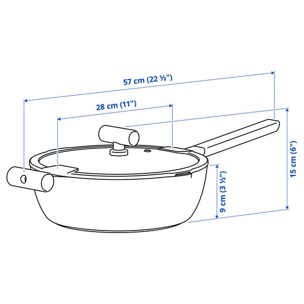 IKEA, дополнительный ракурс - схема-чертеж с размерами