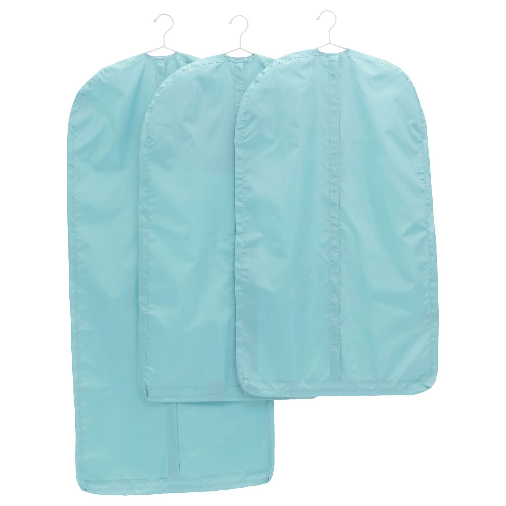 Чехол для одежды, 3 штуки СКУББ, голубой - фото 1