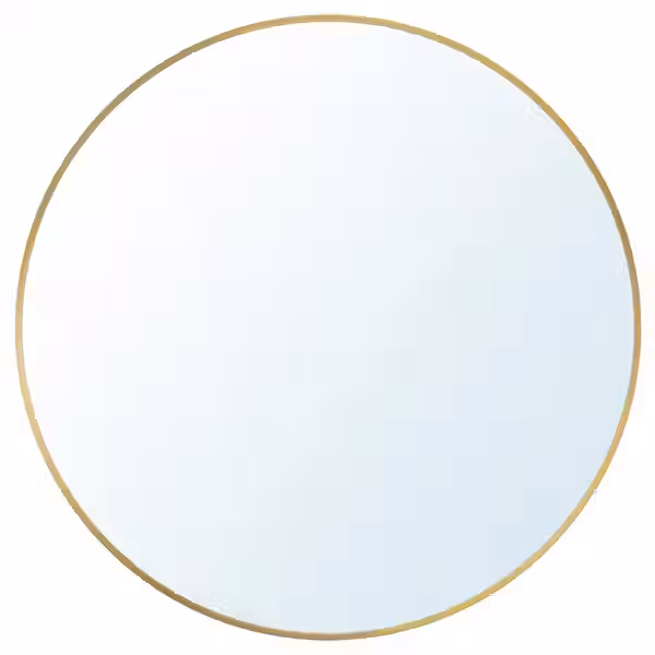 LINDBYN Зеркало - золотой 50 см - фото 1