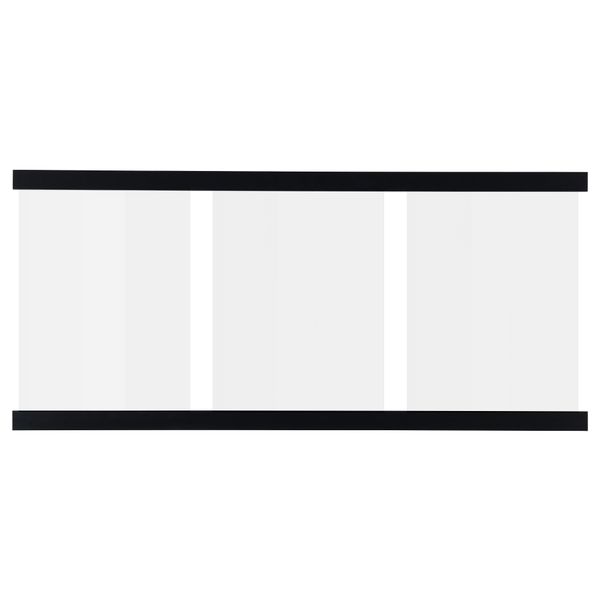 Рама для 3 картин НЭСВИКЕН, черный (101.7x45.9 см) - фото 2
