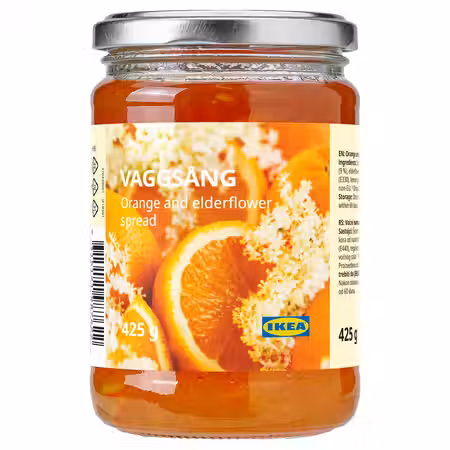 VAGGSÅNG ВАГГСОНГ Джем из апельсина и цветов бузины 425 гр
