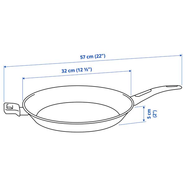 IKEA, дополнительный ракурс - схема-чертеж с размерами