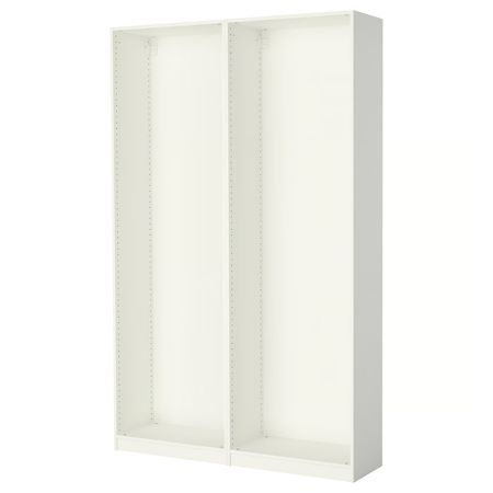 PAX 2 каркаса гардеробов - белый 150x35x236 см