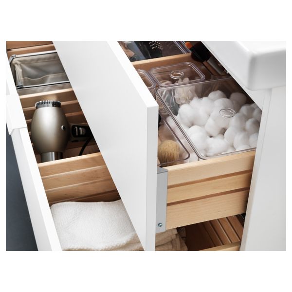 Шкаф для раковины с 2 ящ, белый/ДАЛЬШЕР смеситель 63x49x64 см IKEA GODMORGON ГОДМОРГОН / ODENSVIK ОДЕНСВИК 892.928.30 - фото 3