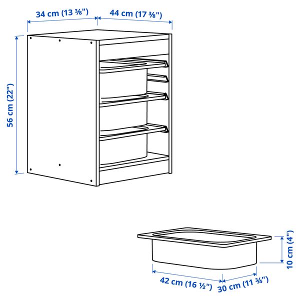 IKEA, дополнительный ракурс - схема-чертеж с размерами
