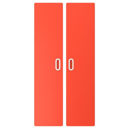 Дверь, красный 60x128 см 2 шт IKEA FRITIDS ФРИТИДС 603.867.54