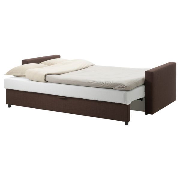 Диван-кровать 3-местный ФРИХЕТЭН, Шифтебу коричневый - фото 2