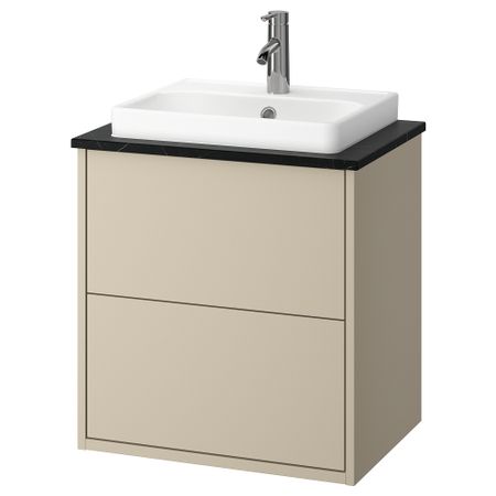 Шкаф с ящиками, раковина, смеситель IKEA HAVBÄCK, ORRSJÖN 795.217.28