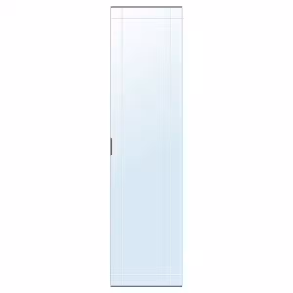 KAMMARTORP КАММАРТОРП Зеркальная дверь - серый 50x195 см - фото 1