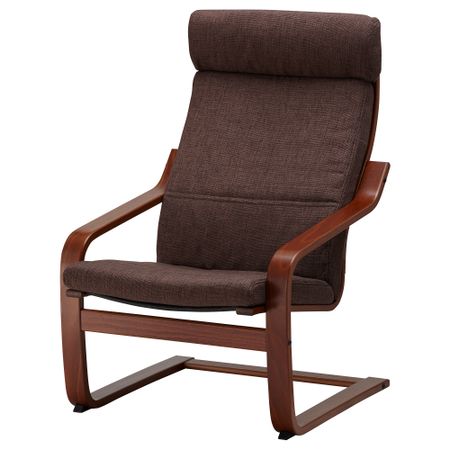 Кресло ПОЭНГ, классический коричневый, Семла коричневый