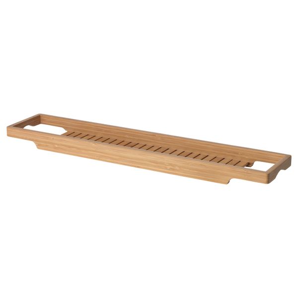 Полка для ванны, бамбук 70 см IKEA HAVERN ХАВЕРН 404.492.86 - схема-чертеж с размерами