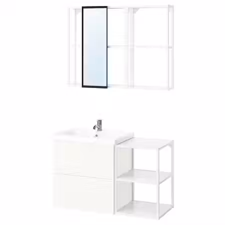 ENHET Ванная - белый 102x43x65 см