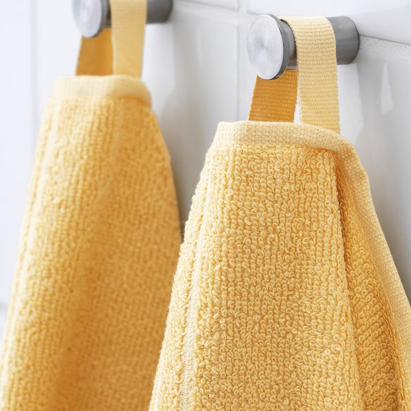 Полотенце, светло-желтый, 50x100 см IKEA ВОГШЁН 803.555.63 - фото 6