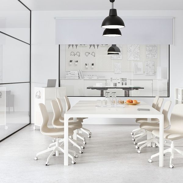 Рабочий стул, Гуннаред бежевый, белый IKEA LÅNGFJÄLL ЛОНГФЬЕЛЛЬ 893.862.25 - фото 2