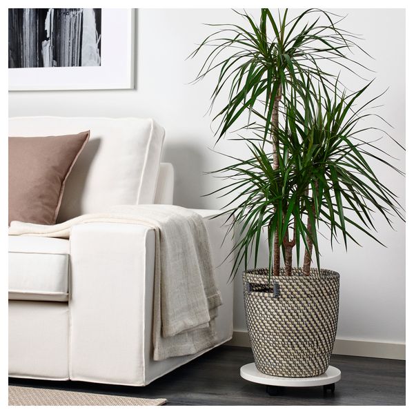 Кашпо РОГКОРН, ротанг - схема-чертеж с размерами