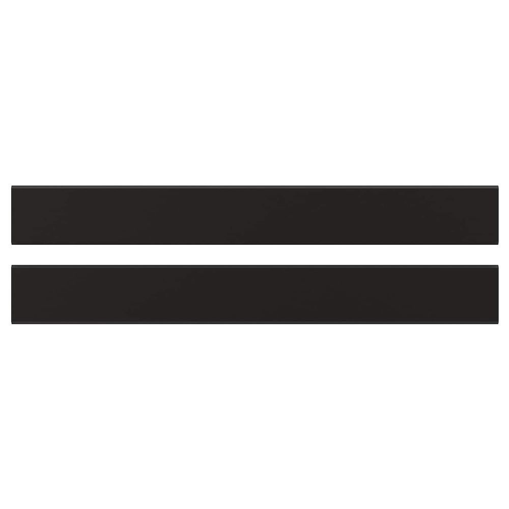 Фронтальная панель ящика, антрацит 80x10 см IKEA KUNGSBACKA КУНГСБАККА 303.549.19 - фото 1