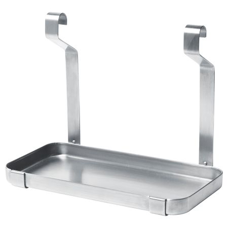 Полка ГРУНДТАЛЬ, нержавеющ сталь (25x12.5x20 см)