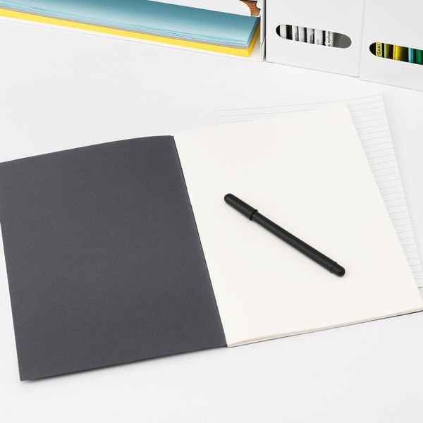 Книжка для записей, черный 26x18 см IKEA FULLFÖLJA ФУЛЛФОЛЬЯ 304.283.07 - фото 2