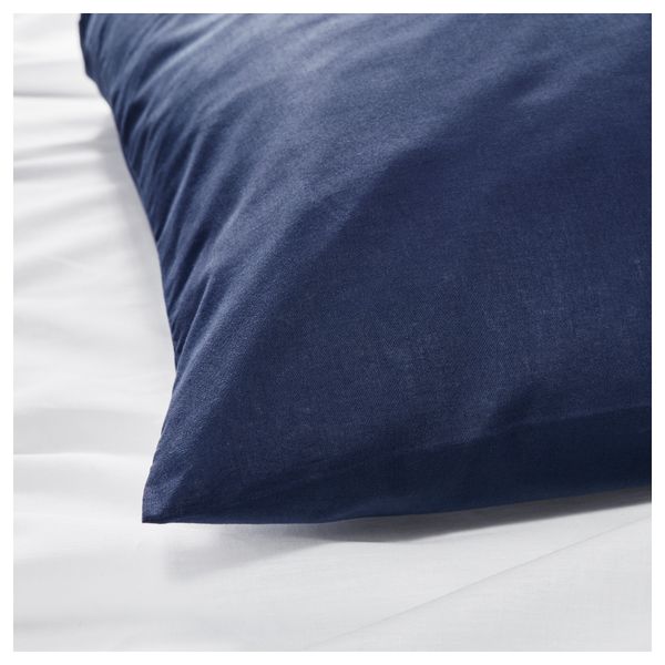Наволочка ДВАЛА, темно-синий (50x70 см) - фото 2