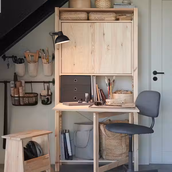 IVAR Складной стол - сосна 80x30-91 см - фото 4