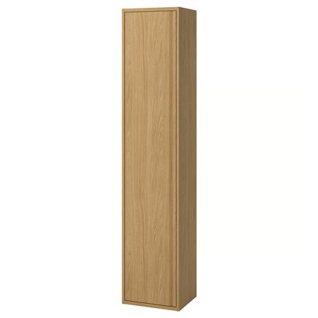 ÄNGSJÖN Высокий шкаф с дверцей - под дуб 40x35x195 см