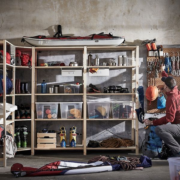 4 секции/угловой, сосна 229/144x30x179 см IKEA IVAR ИВАР 892.483.85 - фото 6