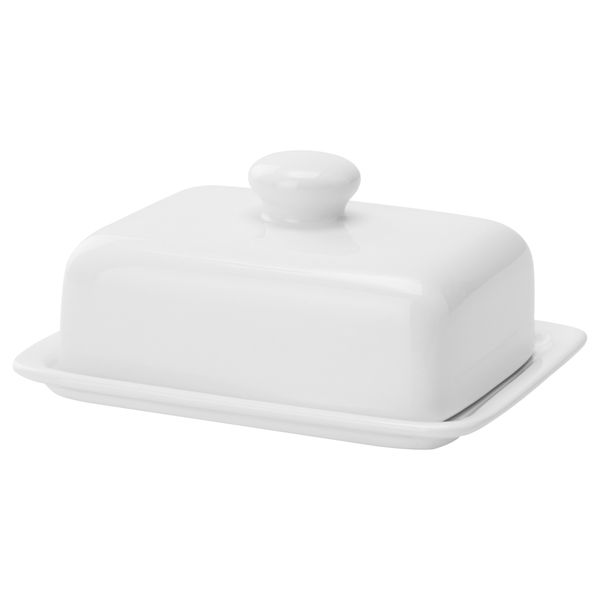 Маслёнка ВАРДАГЕН, белый с оттенком - фото 1