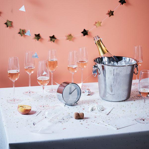 Будильник, серебристый 11 см IKEA MALLHOPPA МАЛЛХОППА 204.592.62 - схема-чертеж с размерами