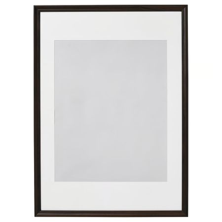 KLOTKÖRSBÄR Рама - под дуб/темно-коричневый 50x70 см
