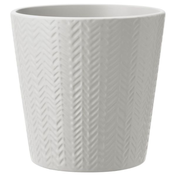 Кашпо ВИНТЕР 2017, светло-серый (9 см) - схема-чертеж с размерами