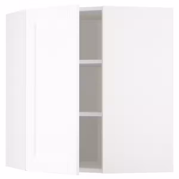 METOD Угловой навесной шкаф с полками - фото 1