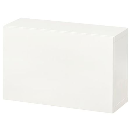 BESTÅ Комбинация настенных шкафов - белый/Lappviken белый 60x22x38 см