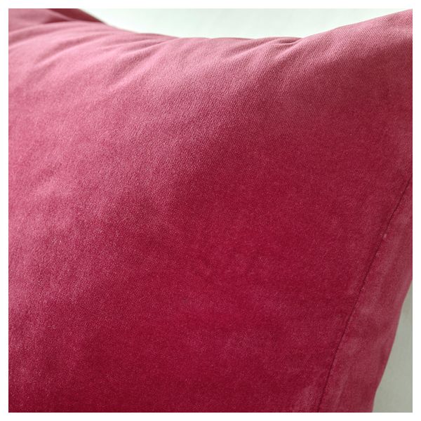 Чехол на подушку САНЕЛА, темно-розовый (50x50 см) - фото 2