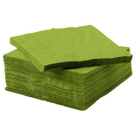 Салфетка бумажная ФАНТАСТИСК, классический зеленый (24x24 см)