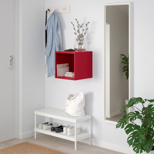 Навесной модуль, красный 35x35x35 см IKEA ЭКЕТ 592.862.65 - фото 3