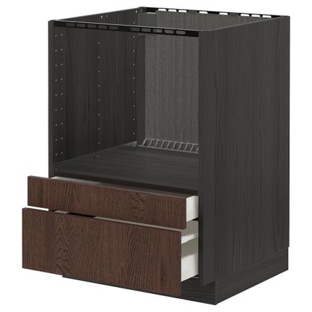 Напольный шкаф для комби СВЧ, ящики, 60x60 cm IKEA METOD МЕТОД, MAXIMERA МАКСИМЕРА 794.055.40
