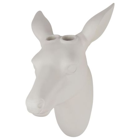 Настенное украшение ОВЕРВЭГА, олень белый (25x38 см)