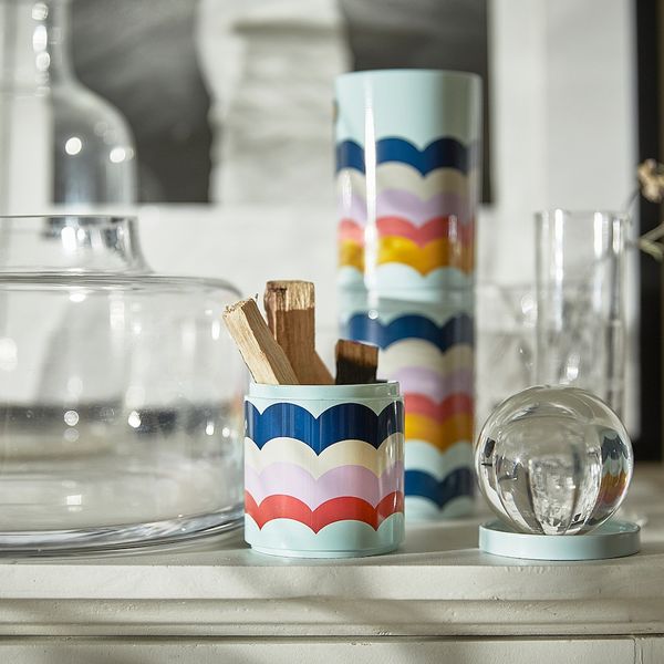 Декоративная коробка, разноцветный/металлический 6x25 см IKEA ИЛЛБАТТИНГ 204.576.92 - фото 2