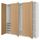 Гардероб, комбинация IKEA PAX ПАКС, STORKLINTA 695.628.42