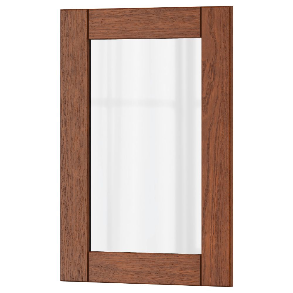 Стеклянная дверь ФИЛИПСТАД, коричневый - фото 1