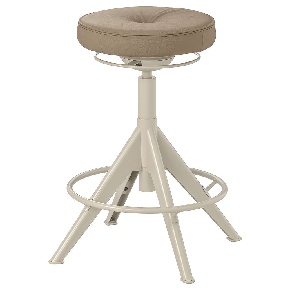 Табурет-опора для работы сидя/стоя, Гранн бежевый IKEA TROLLBERGET ТРОЛЛЬБЕРГЕТ 103.882.65 - фото 1
