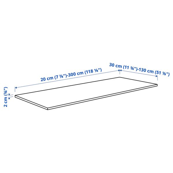 IKEA, дополнительный ракурс - схема-чертеж с размерами