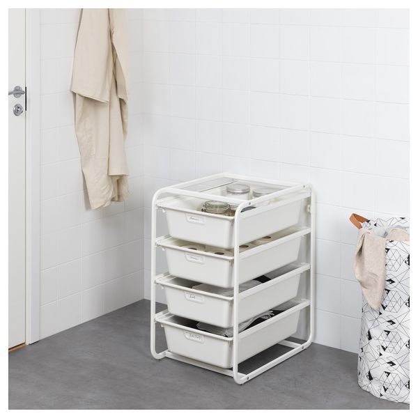 Рама с контейнерами АЛЬГОТ (41x60x70 см) - схема-чертеж с размерами