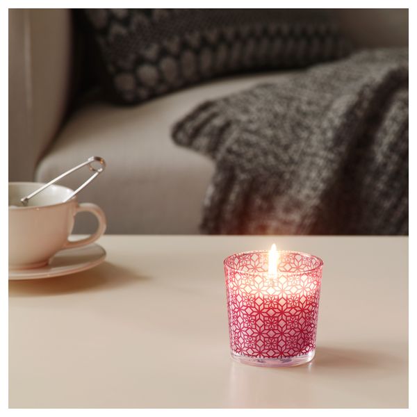 Ароматическая свеча в стакане ВИНТЕР 2017, Арктика (7.5 см) - схема-чертеж с размерами