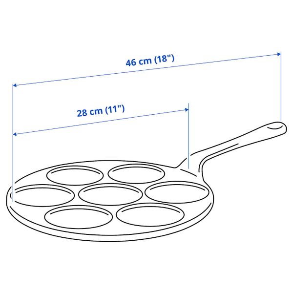 IKEA, дополнительный ракурс - схема-чертеж с размерами