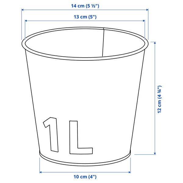 IKEA, дополнительный ракурс - схема-чертеж с размерами