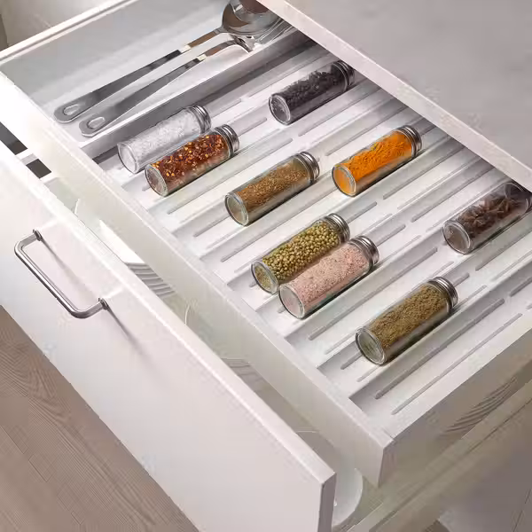 UPPDATERA Полка для специй - белый 10x50 см - фото 6