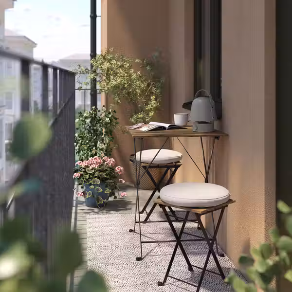 TÄRNÖ Садовый стол+2 табурета - схема-чертеж с размерами