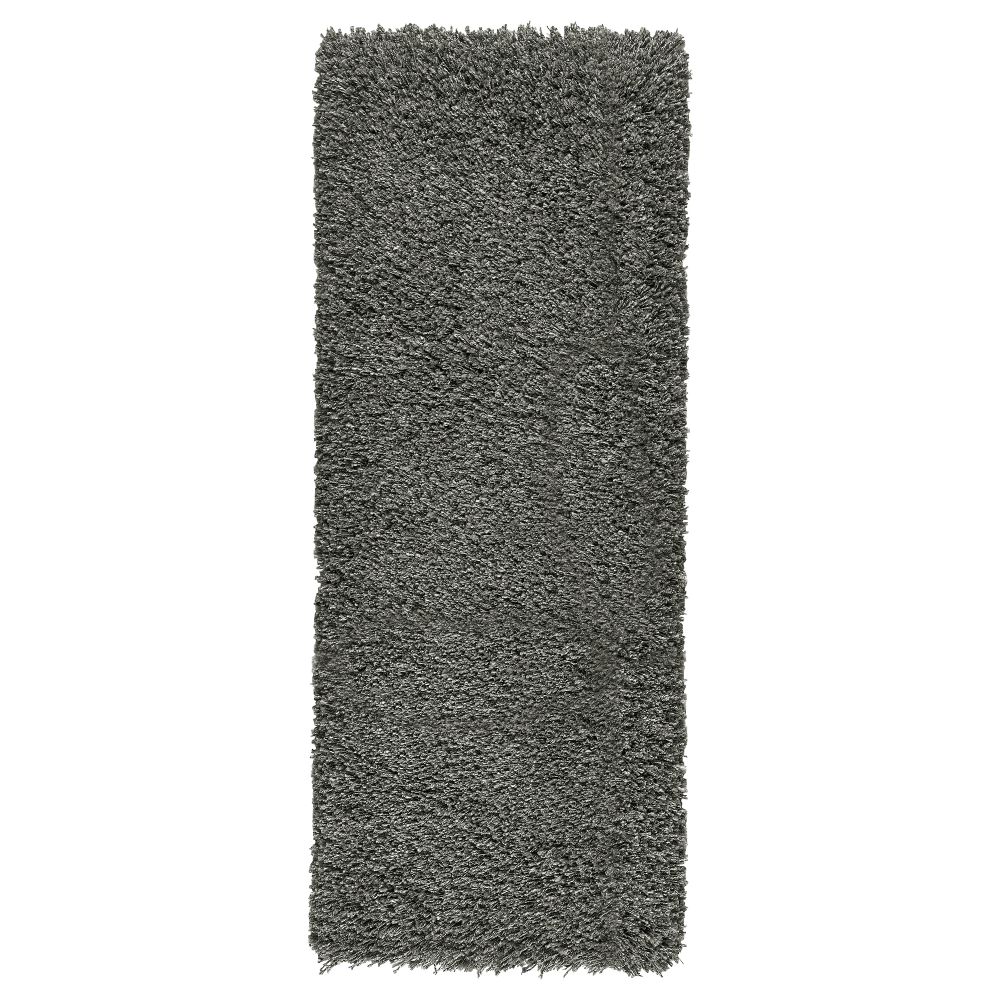 Ковер, длинный ворс ГОСЕР, темно-серый (56x150 см) - фото 1