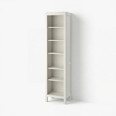HEMNES Стеллаж - белая морилка 49x197 см